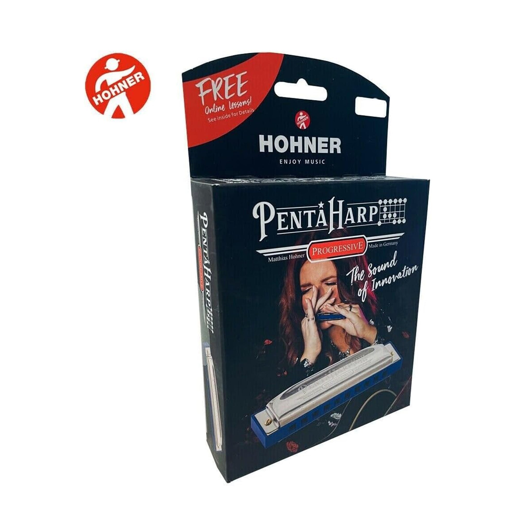Hohner PentaHarp Harmonica - Key of G Minor w/ Key Stickers