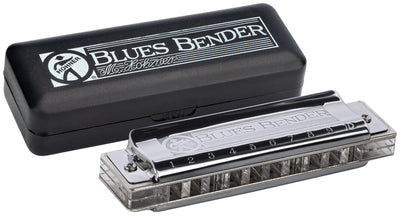 Hohner Blues Bender Harmonica - Key of C w/ Zip Pouch