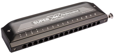 Hohner Super 64X Harmonica - Key of C w/ Key Stickers