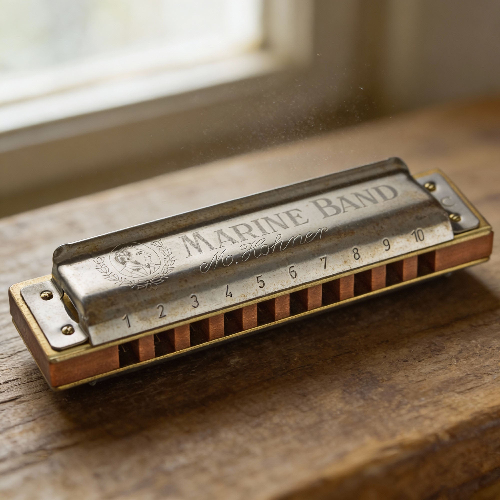 Hohner MBC Marine Band 1896 Harmonica - 5 Pack w/ Zip Pouch