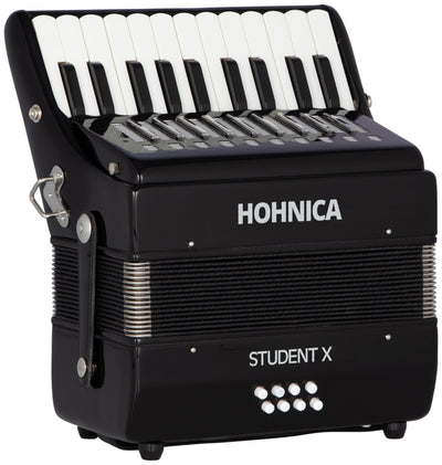 Hohner Hohnica Student X 30-Key 8 Bass Piano Accordion - Black