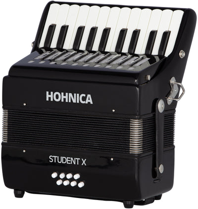 Hohner Hohnica Student X 30-Key 8 Bass Piano Accordion - Black