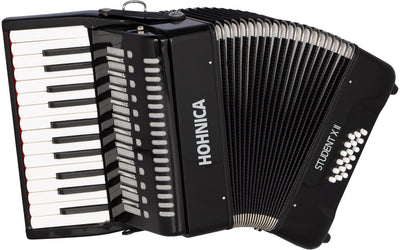 Hohner Hohnica Student XII 44-Key 18 Bass Piano Accordion - Black