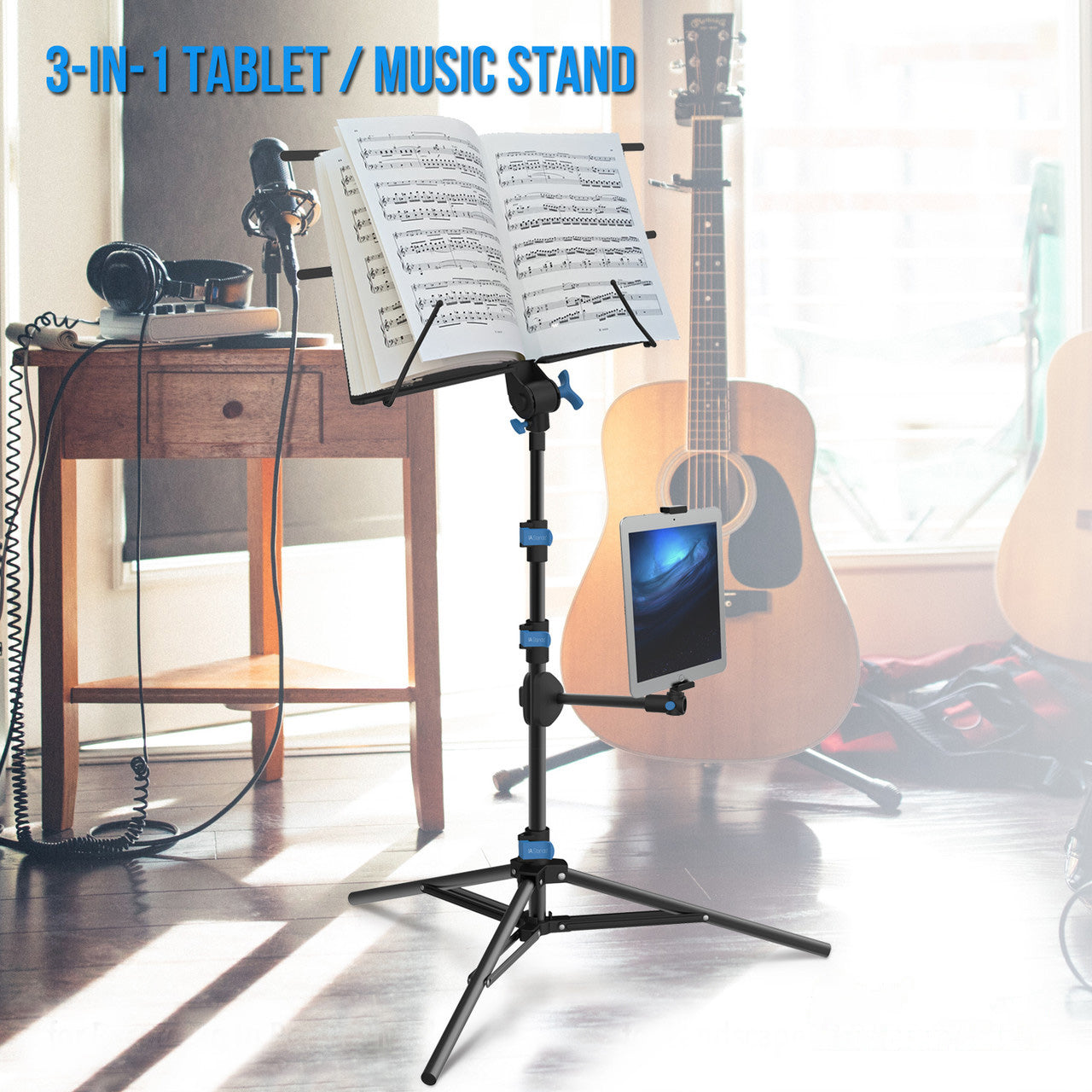 IA Stands ECT2 Folding Music Stand for Sheet Music