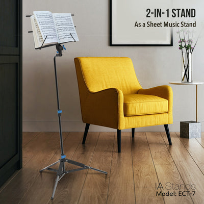 IA Stands ECT7 Multi-Purpose Guitar and Sheet Music Stand
