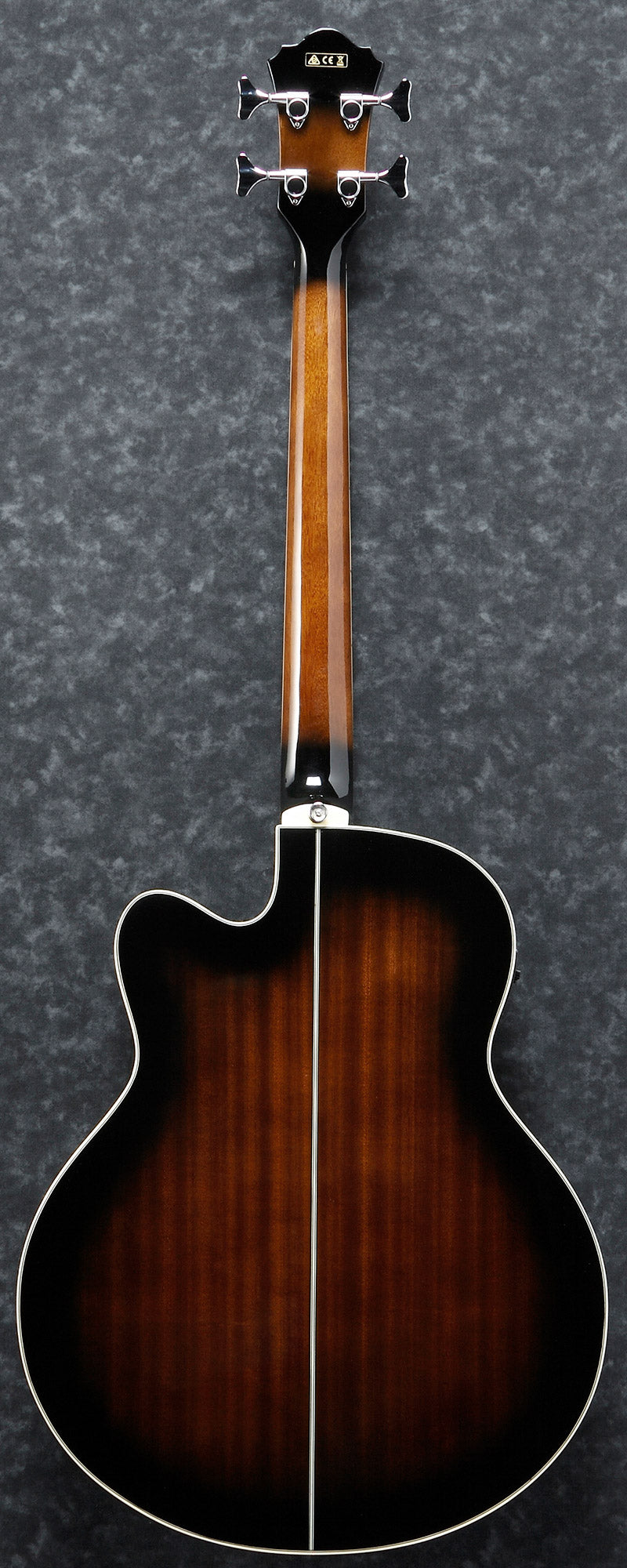 Ibanez AEB10E Acoustic-Electric Bass Guitar - Dark Violin Sunburst w/ Gig Bag