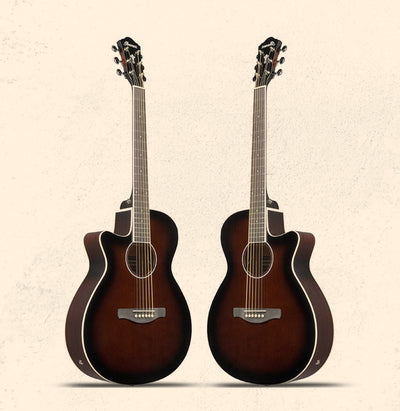 Ibanez AEG7L Acoustic-Electric Guitar Left-Handed - Dark Violin Sunburst w/ Case