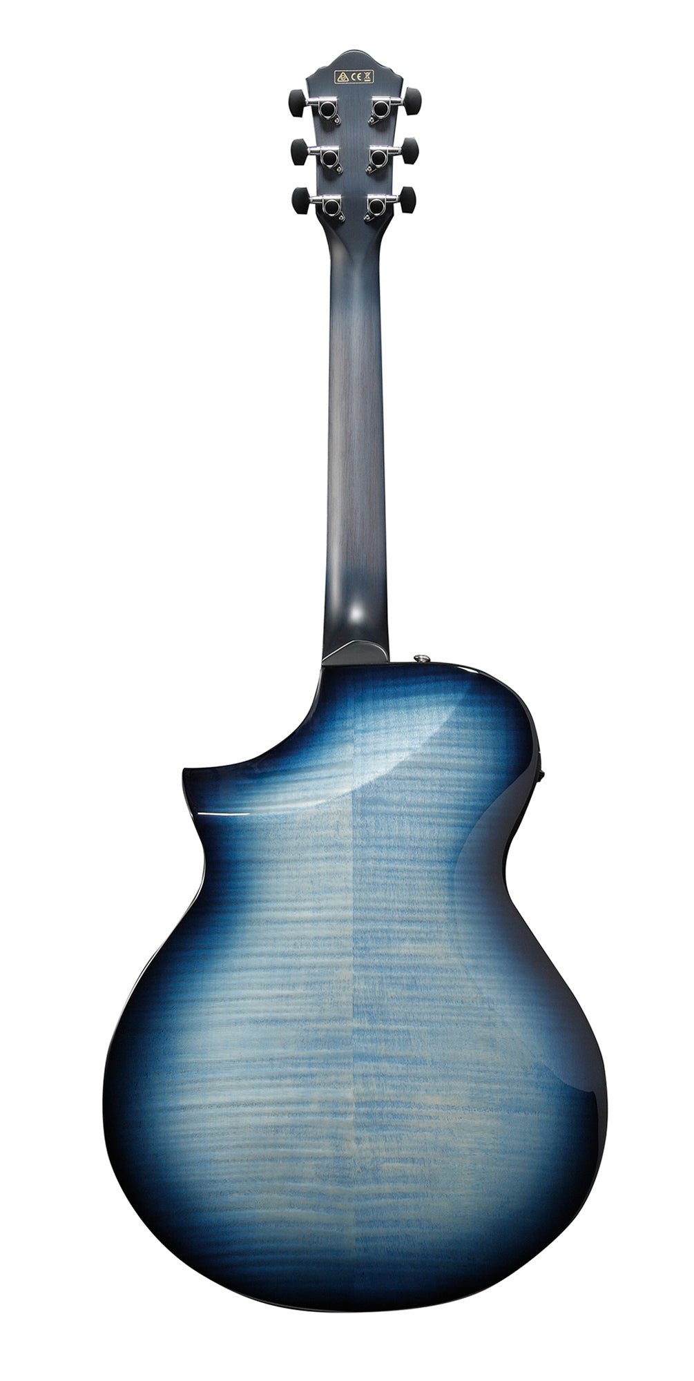 Ibanez AEWC400 Acoustic-Electric Guitar - Indigo Blue Burst High Gloss w/ Gig Bag