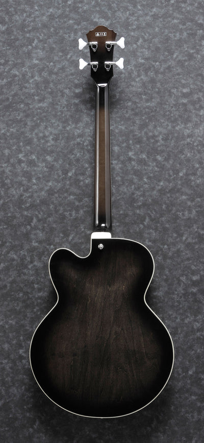 Ibanez AFB200 AFB Artcore Hollow Body Bass - Transparent Black Sunburst