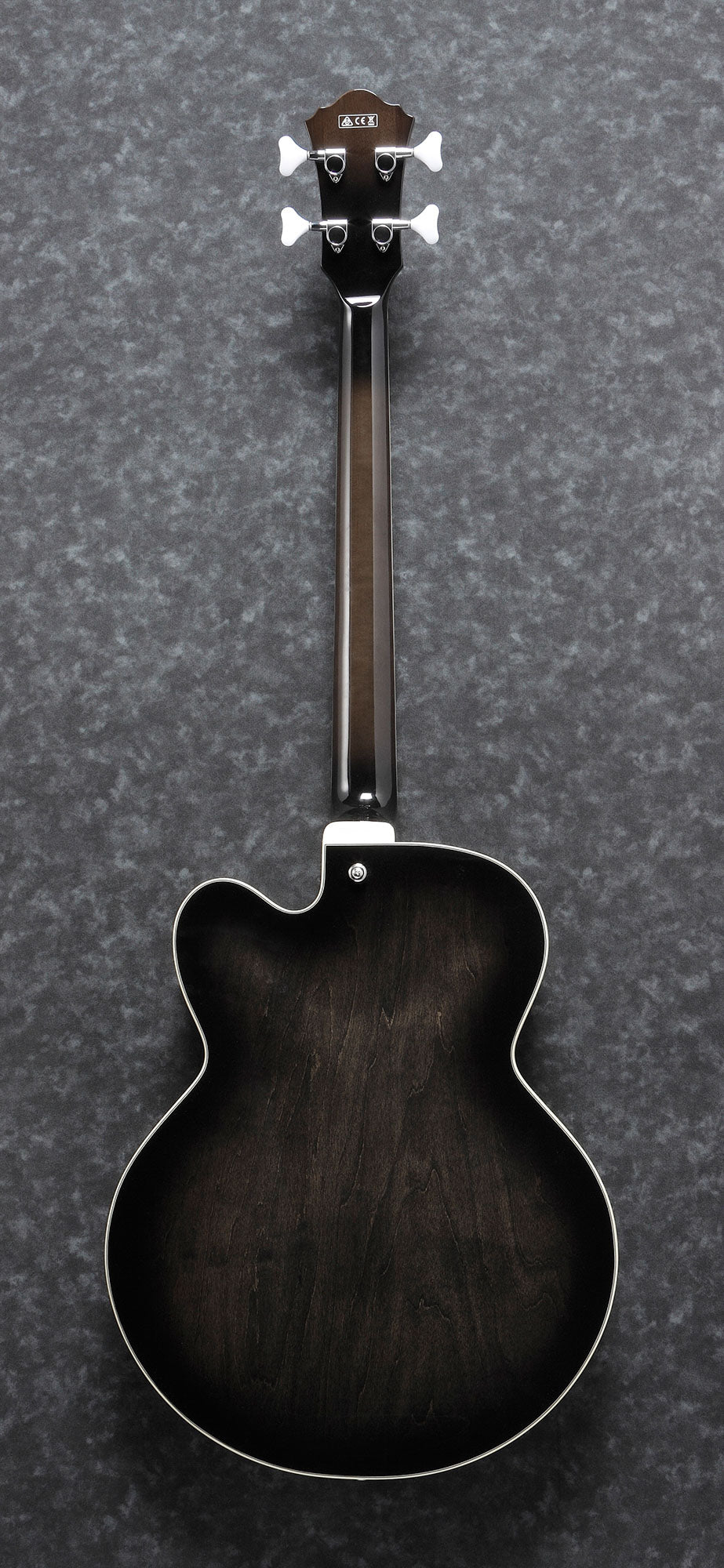 Ibanez AFB200 AFB Artcore Hollow Body Bass - Transparent Black Sunburst w/ Gig Bag