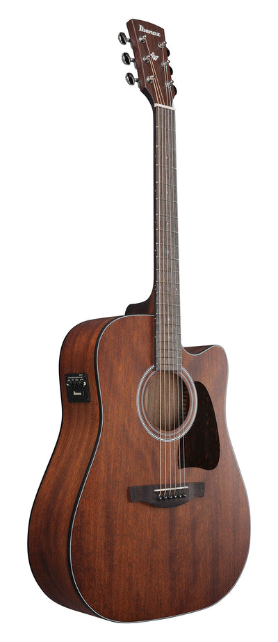 Ibanez AW54CE Artwood Traditional Acoustic-Electric Guitar - Open Pore Natural w/ Gig Bag