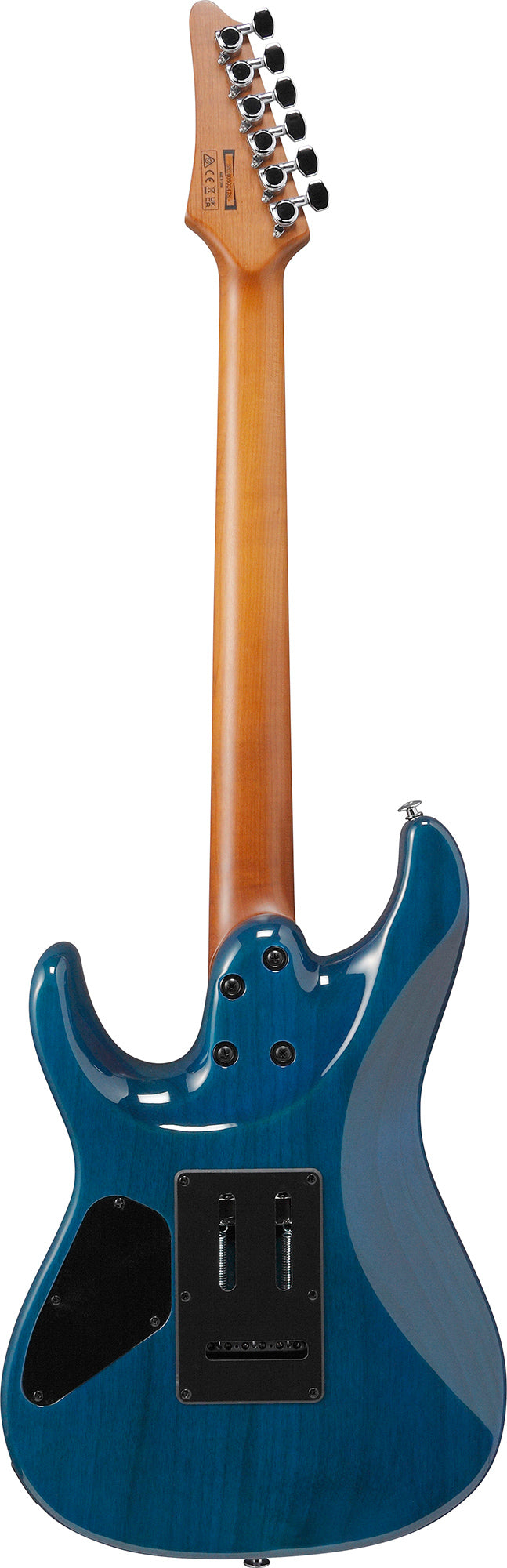Ibanez AZ24S1F AZ Standard Electric Guitar - Transparent Turquoise Burst w/ Gig Bag