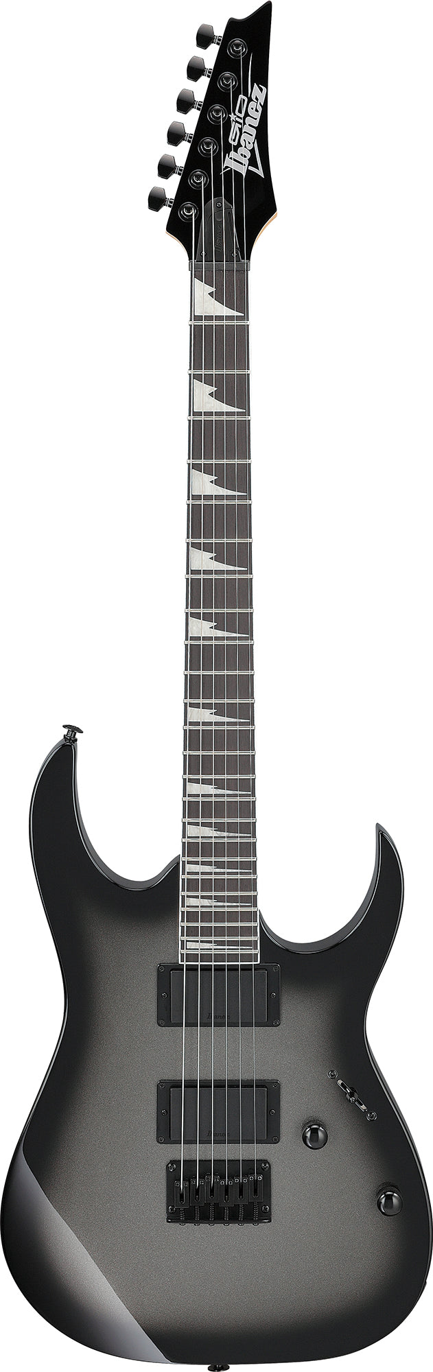 Ibanez GRG121DX RG Gio Electric Guitar - Metallic Gray Sunburst w/ Amplifier