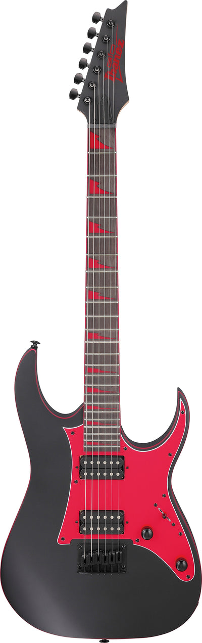 Ibanez GRG131DX RG Gio Electric Guitar - Black Flat w/ Gig Bag