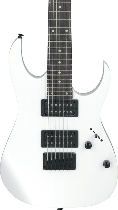 Ibanez GRG7221 RG Gio 7-String Electric Guitar - White