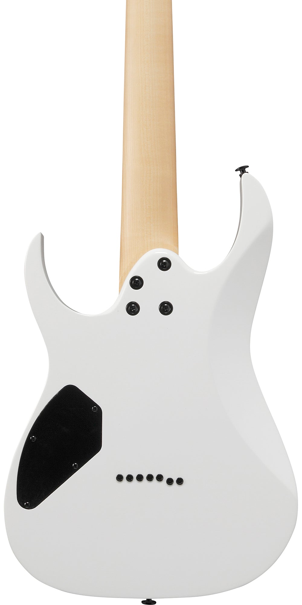 Ibanez GRG7221 RG Gio 7-String Electric Guitar - White w/ Amplifier