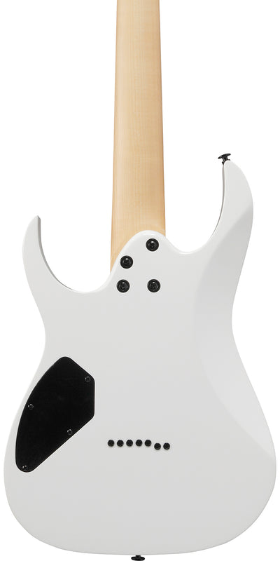 Ibanez GRG7221 RG Gio 7-String Electric Guitar - White w/ Amplifier