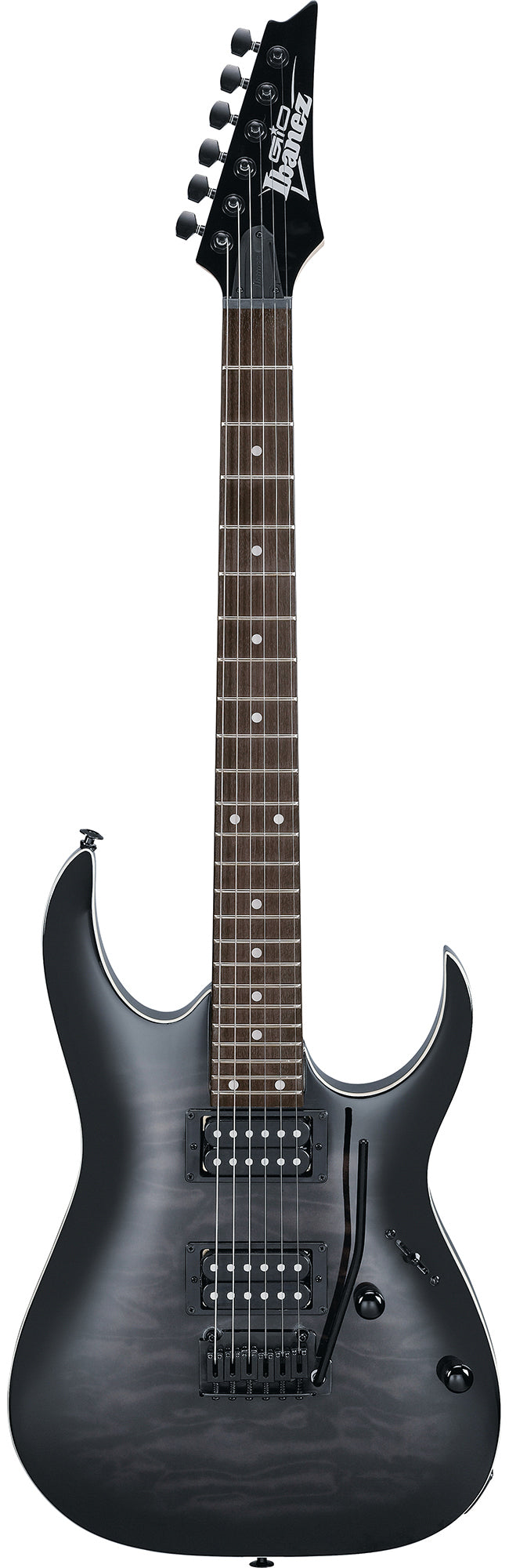 Ibanez GRGA120QA RGA Gio Electric Guitar - Transparent Black Sunburst w/ Amplifier