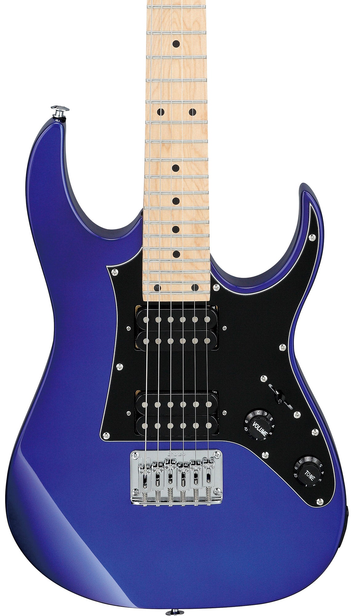 Ibanez GRGM21M miKro Short Scale Electric Guitar - Jewel Blue w/ Amplifier