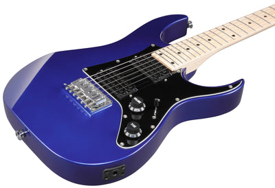 Ibanez GRGM21M miKro Short Scale Electric Guitar - Jewel Blue w/ Amplifier