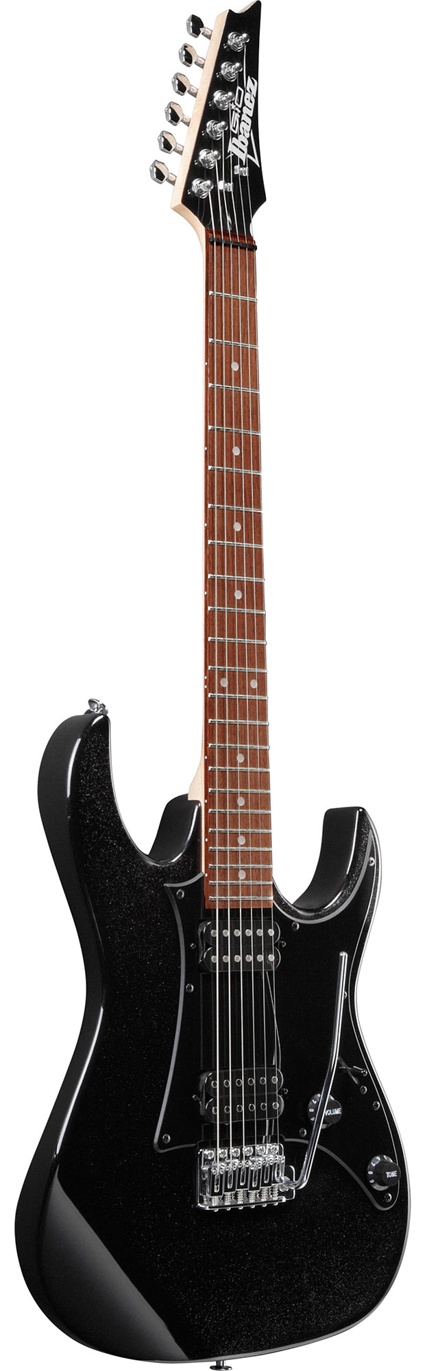 Ibanez GRX20Z RG Gio Electric Guitar - Black Night w/ Amplifier
