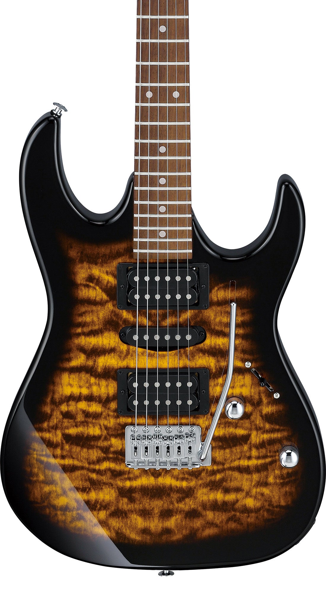 Ibanez GRX70QA RG Gio Electric Guitar - Sunburst w/ Gig Bag