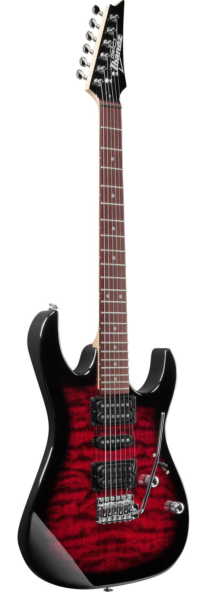 Ibanez GRX70QA RG Gio Electric Guitar - Transparent Red Burst
