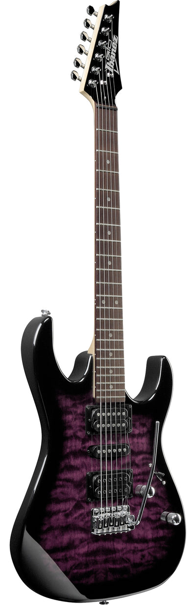 Ibanez GRX70QA RG Gio Electric Guitar - Transparent Violet Sunburst