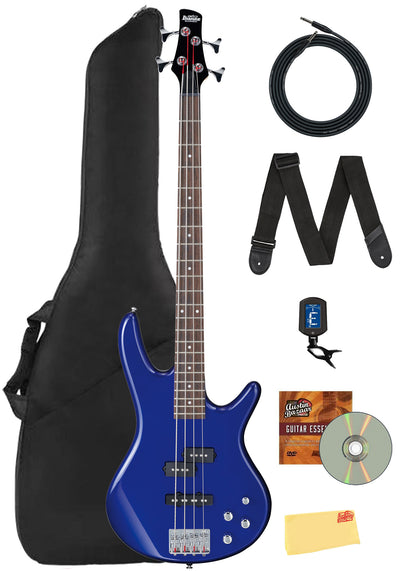 Ibanez GSR200 SR Gio Bass Guitar - Jewel Blue w/ Gig Bag