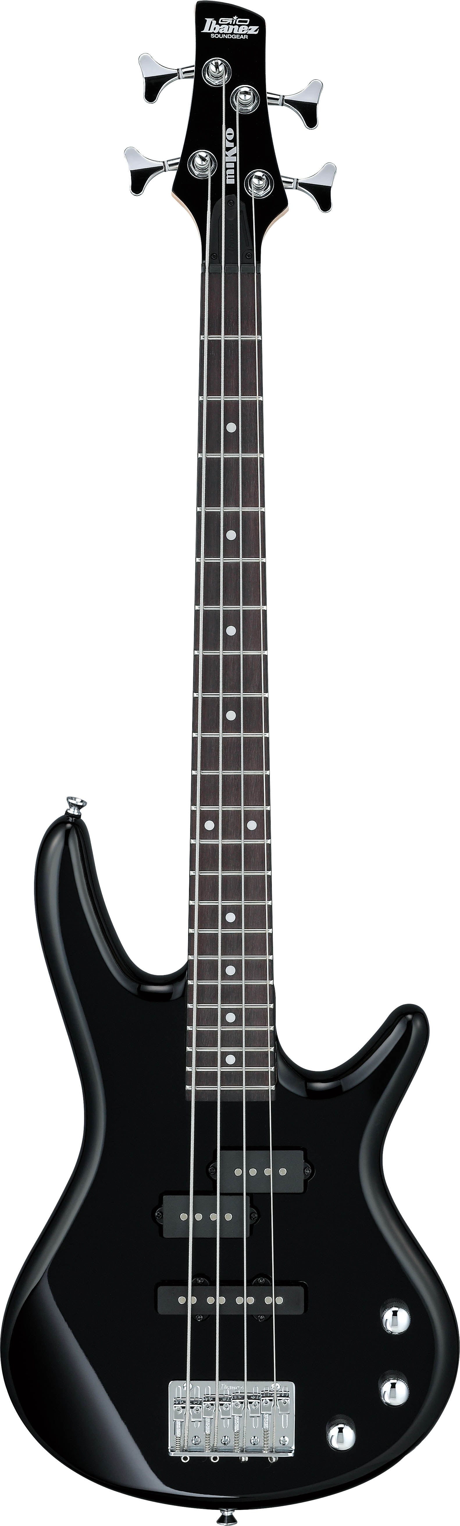 Ibanez GSRM20 SR Gio miKro Short-Scale Bass Guitar - Black w/ Gig Bag