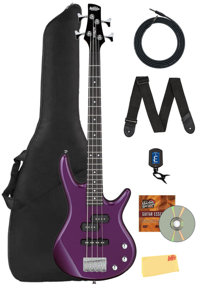 Ibanez GSRM20 SR Gio miKro Short-Scale Bass Guitar - Metallic Purple w/ Gig Bag
