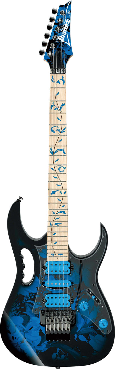 Ibanez JEM77P JEM Steve Vai Electric Guitar - Blue Floral Pattern