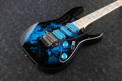 Ibanez JEM77P JEM Steve Vai Electric Guitar - Blue Floral Pattern