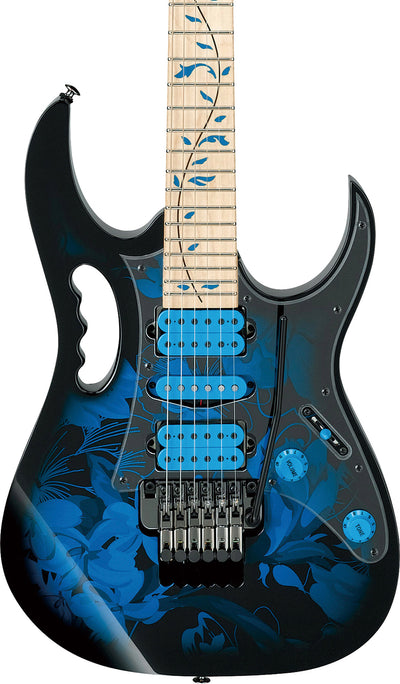 Ibanez JEM77P JEM Steve Vai Electric Guitar - Blue Floral Pattern