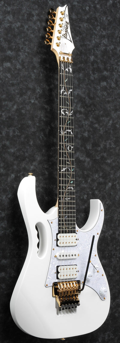 Ibanez JEM7VP JEM Steve Vai Signature Premium Electric Guitar - White
