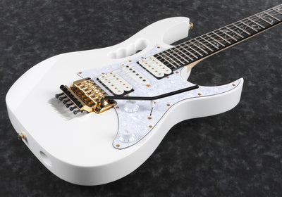 Ibanez JEM7VP JEM Steve Vai Signature Premium Electric Guitar - White