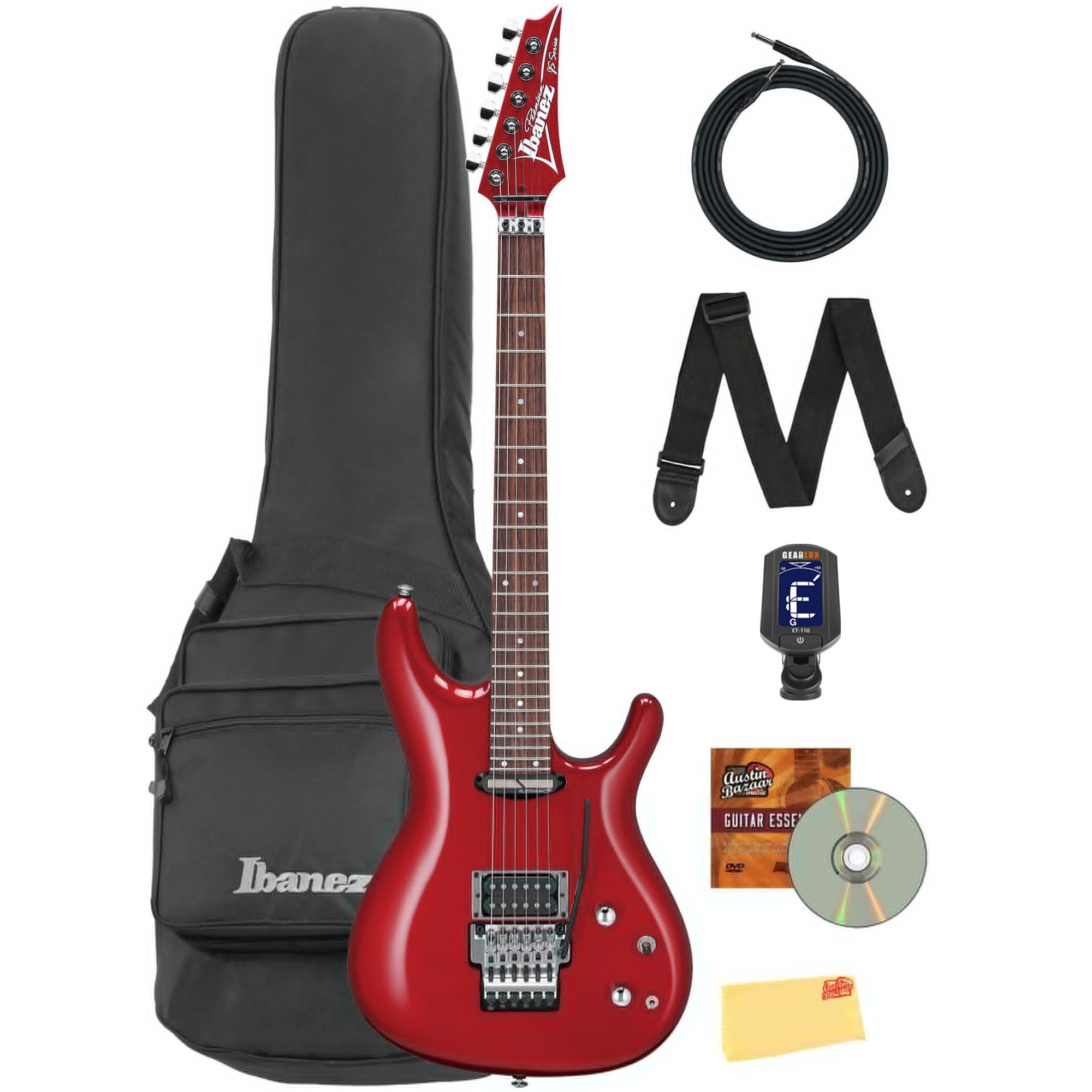 Ibanez JS240PS JS Joe Satriani Electric Guitar - Candy Apple w/ Gig Bag