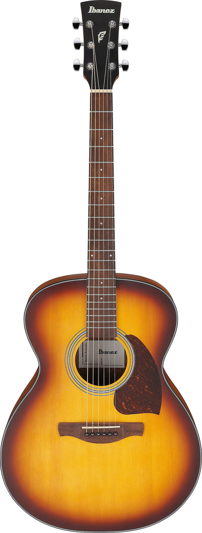 Ibanez PC50 PF Performance Grand Concert Acoustic Guitar - Open Pore Brown Sunburst Top w/ Hard Case