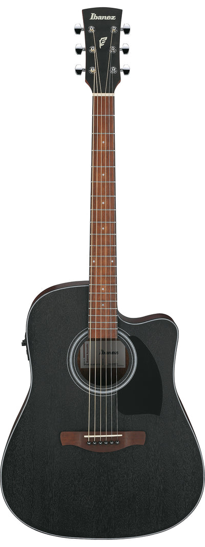 Ibanez PF54CE PF Performance Dreadnought Acoustic-Electric Guitar - Weathered Black
