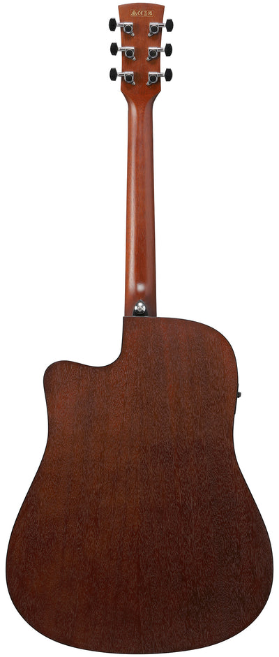 Ibanez PF54CE PF Performance Dreadnought Acoustic-Electric Guitar - Weathered Black