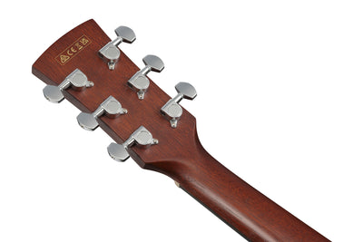 Ibanez PJ50E PF Performance Jumbo Acoustic-Electric Guitar - Open Pore Vintage Amber Sunburst
