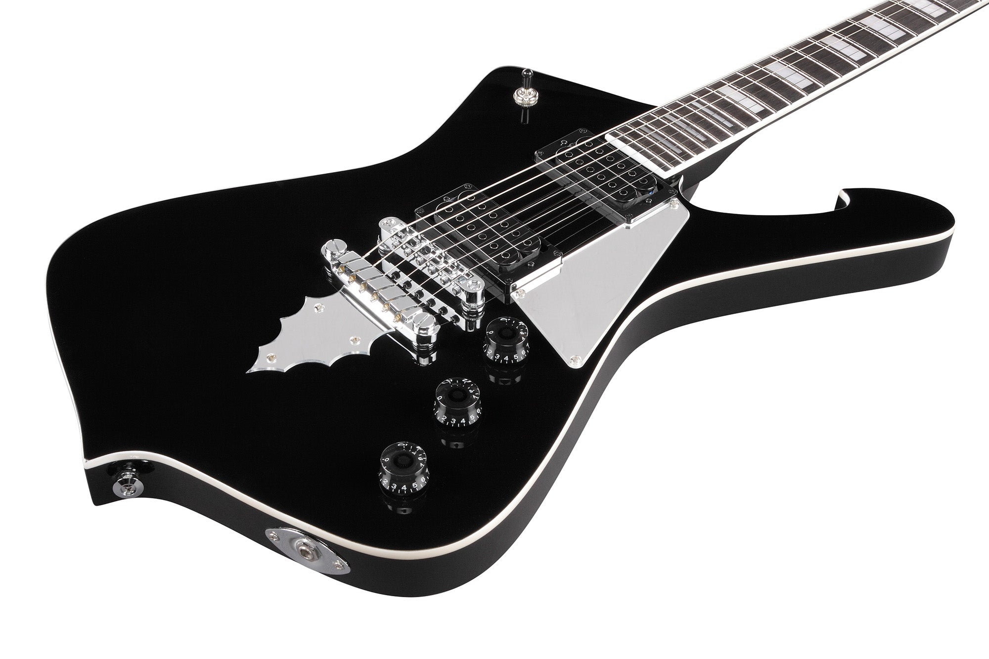 Ibanez PS60 Paul Stanley Electric Guitar - Black w/ Amplifier