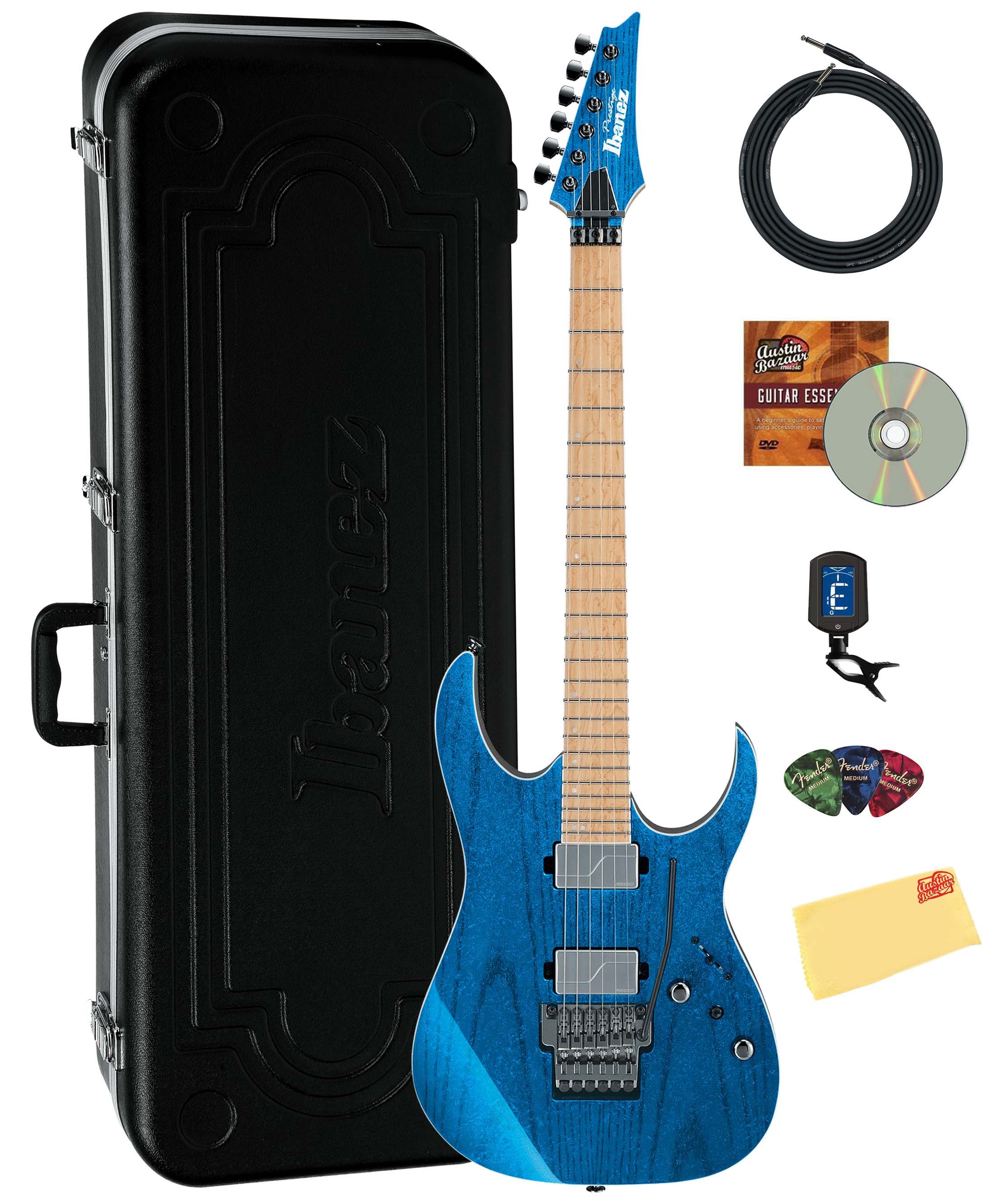 Ibanez RG5120M RG Prestige Electric Guitar - Frozen Ocean w/ Hardshell Case