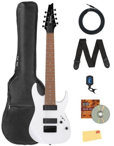 Ibanez RG8 RG Standard 8-String Electric Guitar - White w/ Gig Bag