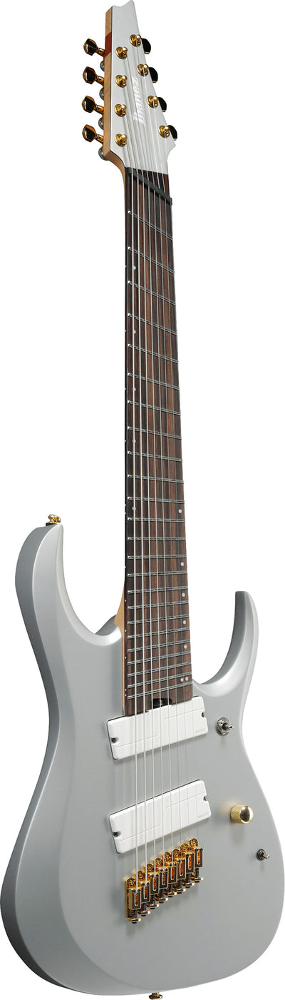 Ibanez RGDMS8 RGD Axe Design Lab 8-String Electric Guitar - Classic Silver Matte