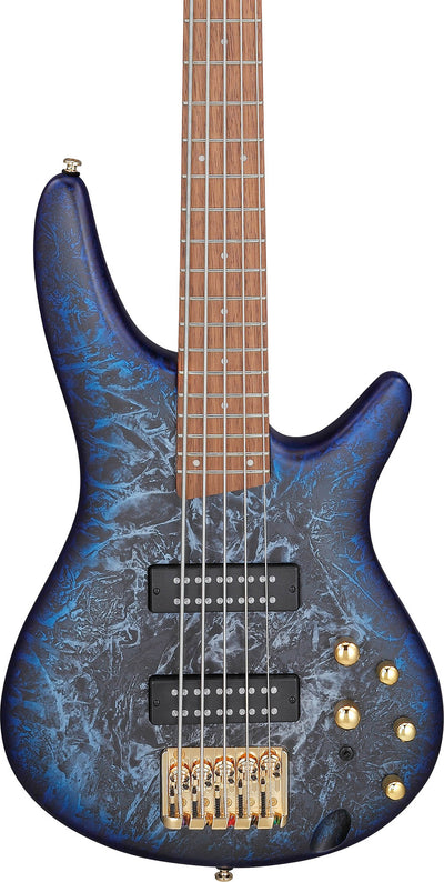Ibanez SR305EDX SR Standard 5-String Electric Bass - Cosmic Blue Frozen Matte