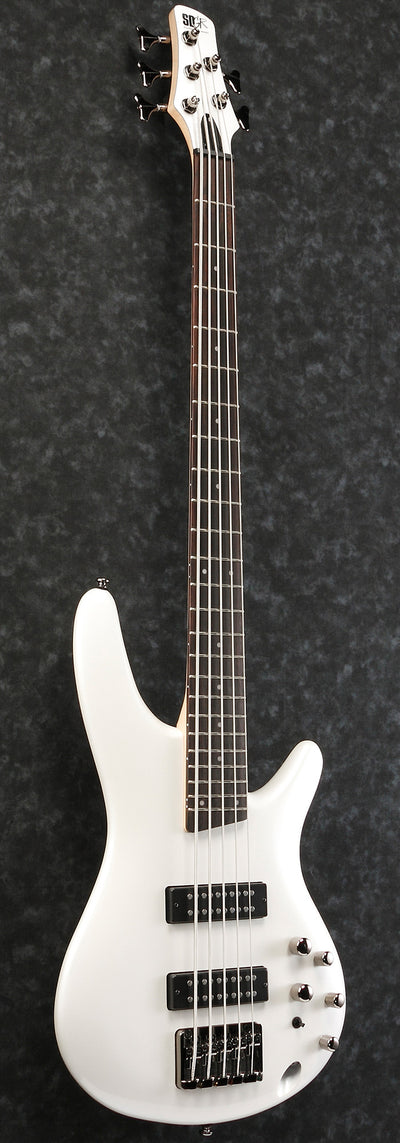 Ibanez SR305E SR Standard 5-String Bass Guitar - Pearl White