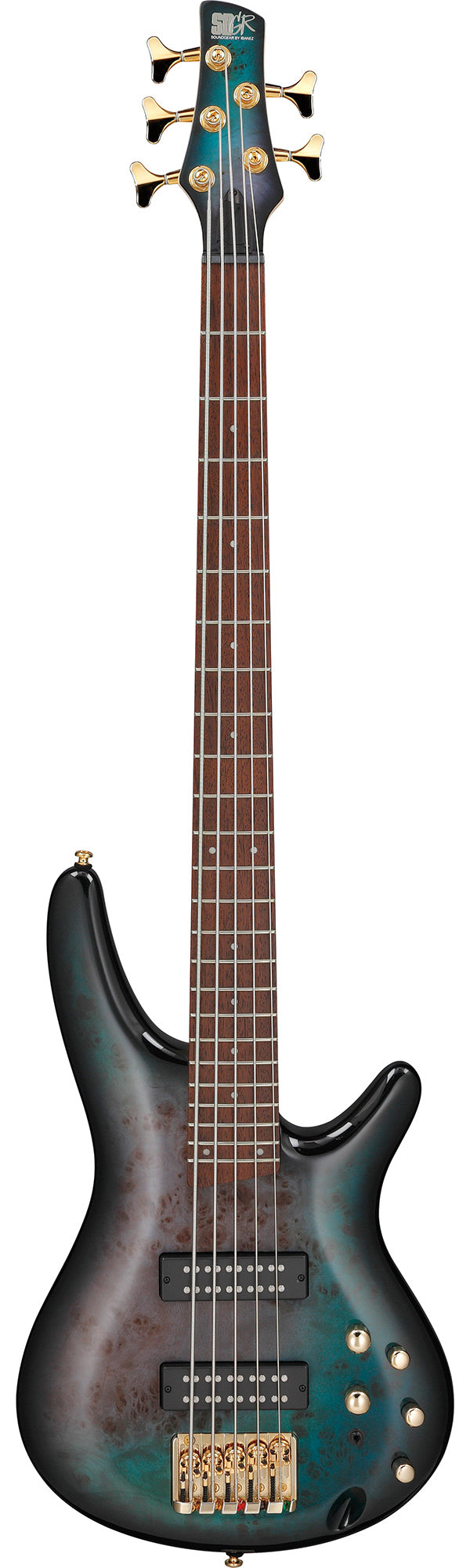 Ibanez SR405EPBDX SR Standard 5-String Bass Guitar - Tropical Seafloor Burst w/ Gig Bag