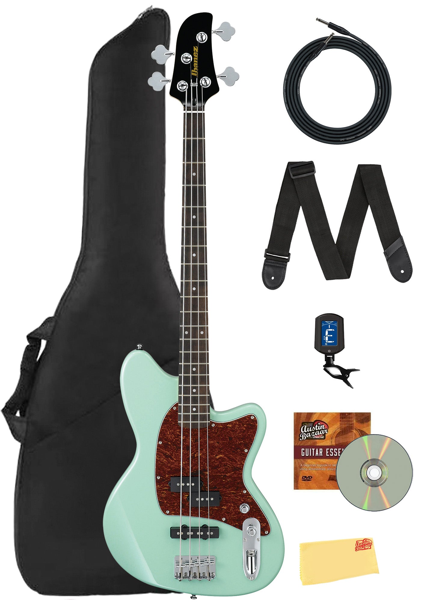 Ibanez TMB100 Talman Bass Guitar - Mint Green w/ Gig Bag