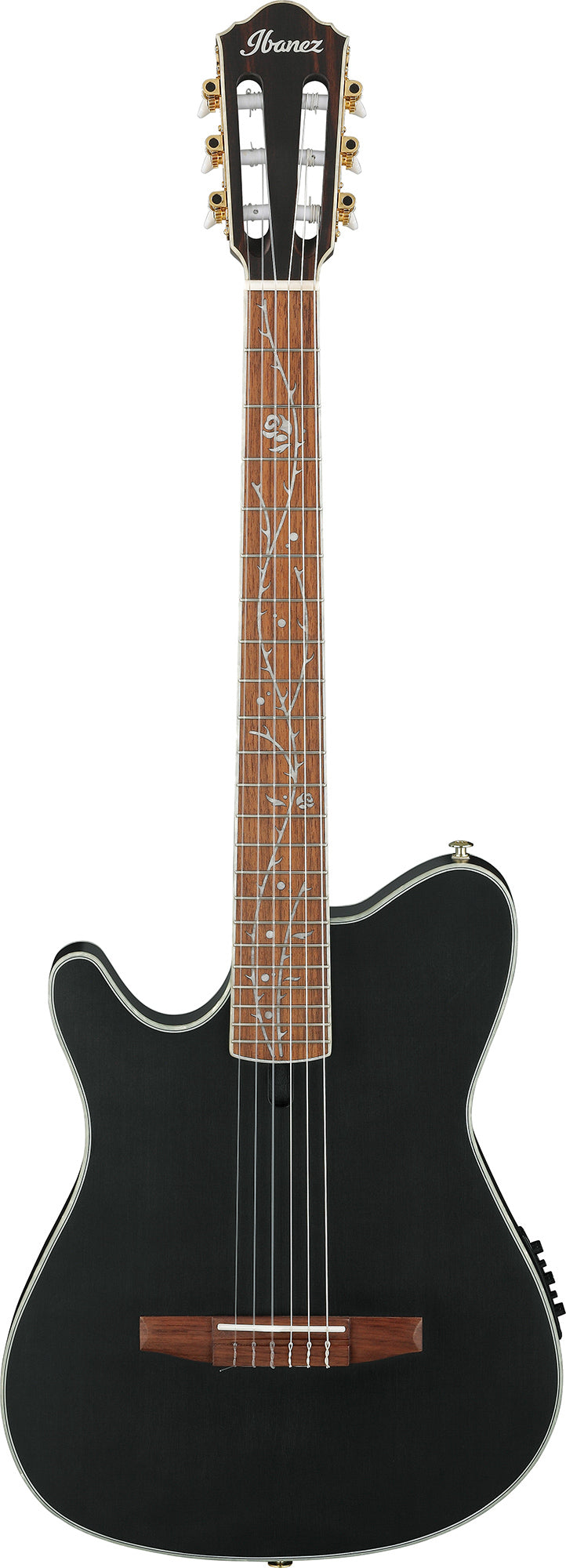 Ibanez TOD10NL Tim Henson Signature Left-Handed Nylon Acoustic-Electric Guitar - Transparent Black Flat